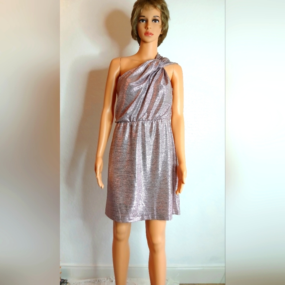 Shining Melonie T Sparkling One-Shoulder Dress good for Easter Prom
